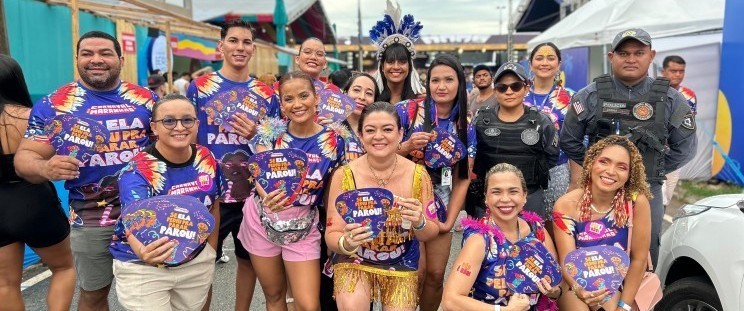 - Semu leva orientação contra a importunação sexual ao pré-Carnaval no Vem Pro Mar (Foto: divulgação)